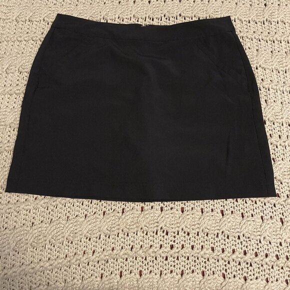 PGA Tour Pants - PGA Tour Golf Skort Skirt 3 Pockets Stretch Black Women’s Size 8 Comfortable